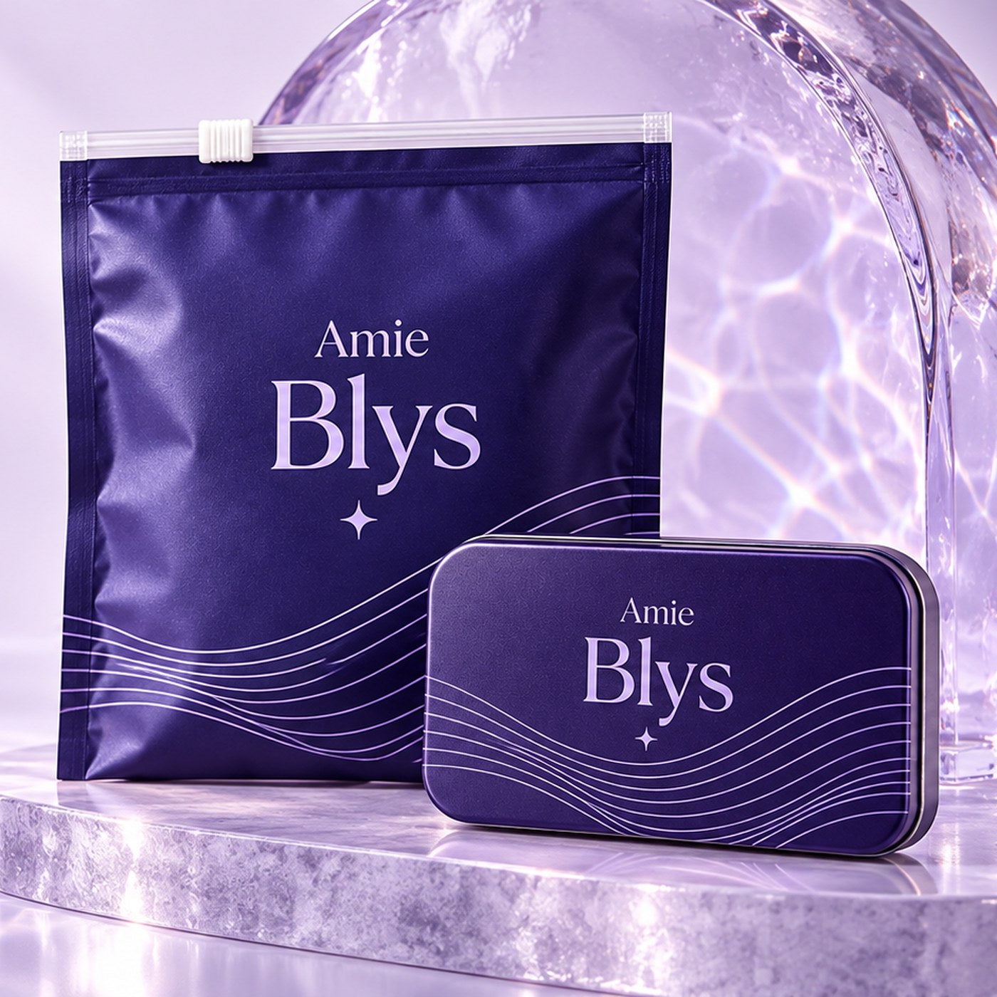 Three Blys™ rapid dissolve tablet packages